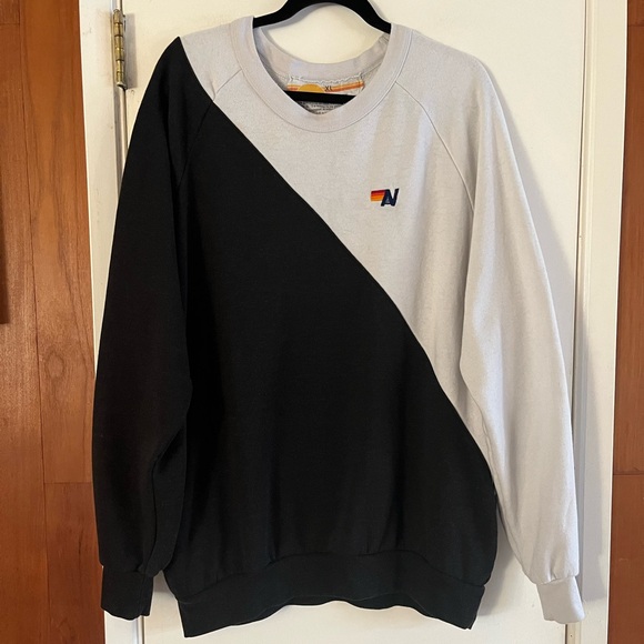 Aviator Nation Tops - Aviator Nation Black White Pullover